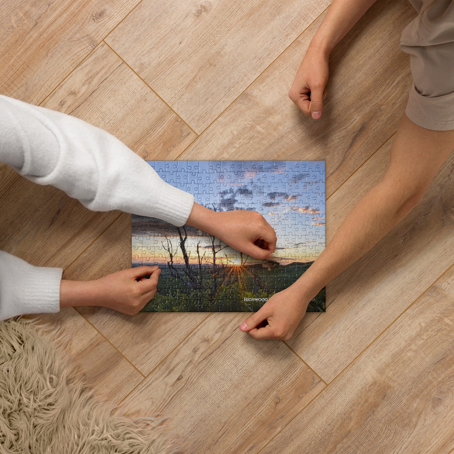 Highwood Sunset Jigsaw Puzzle