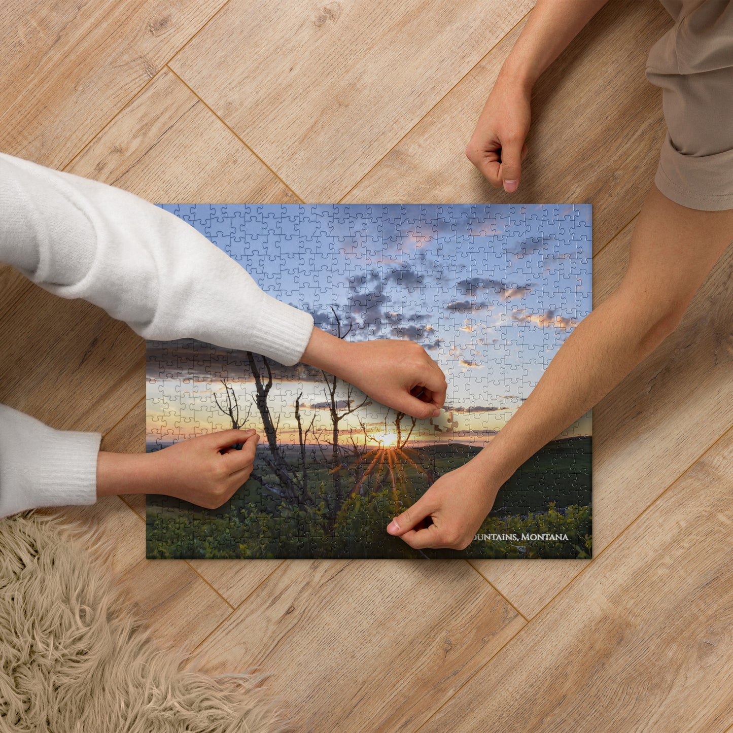 Highwood Sunset Jigsaw Puzzle