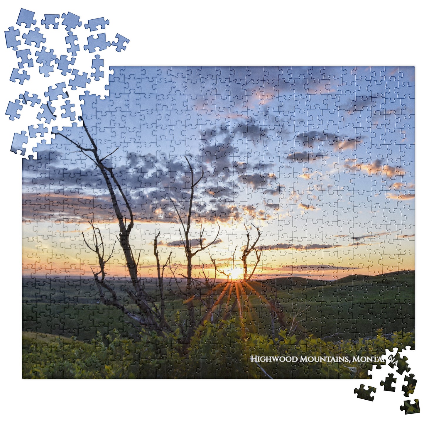 Highwood Sunset Jigsaw Puzzle