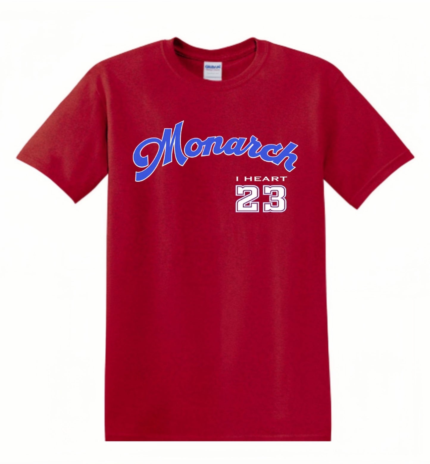 Monarch I-Heart Softball Tee