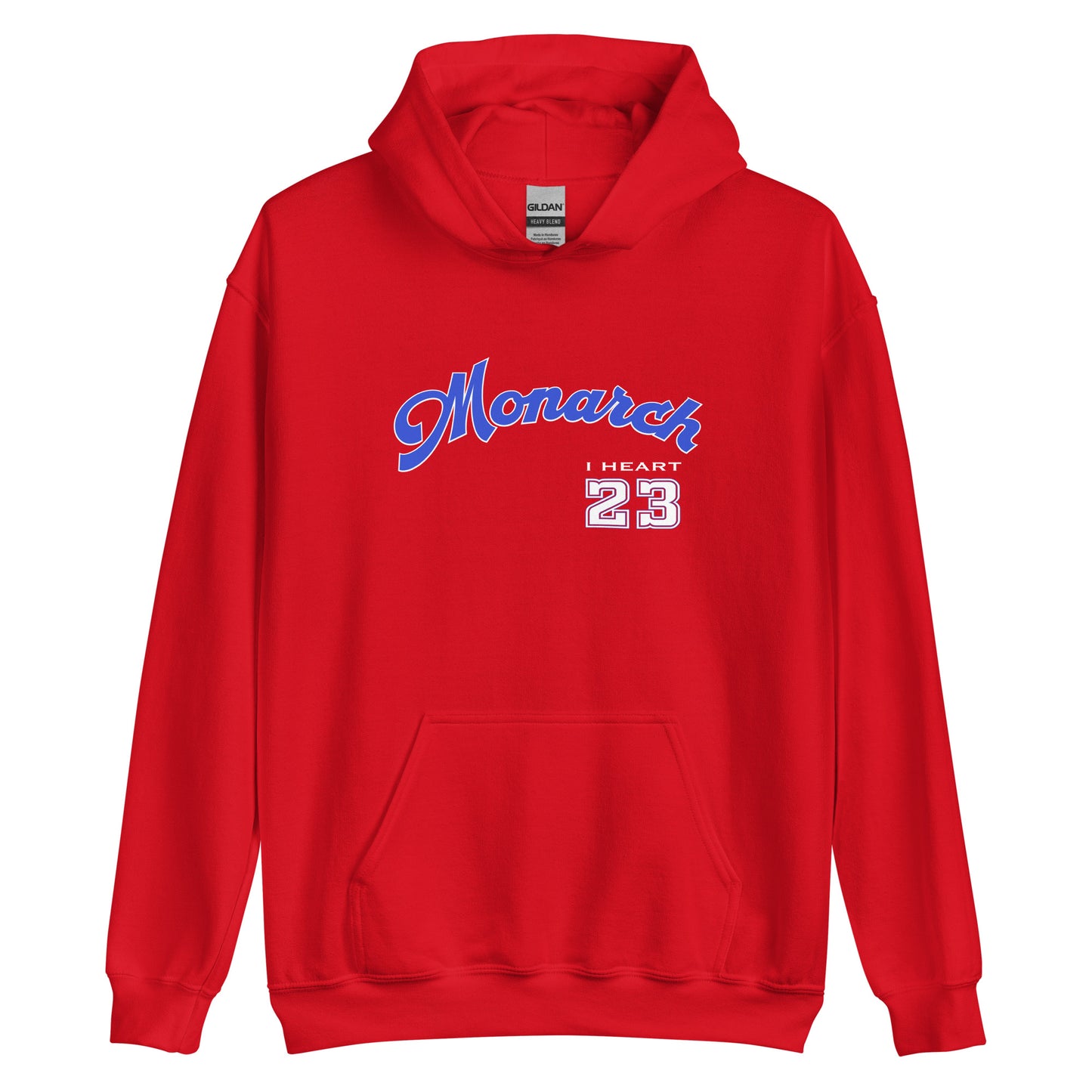 Monarch I-Heart Softball Hoodie